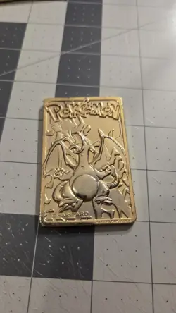 Pokemon Charizard 1999 24k Gold Plated Card Nintendo - Image 1
