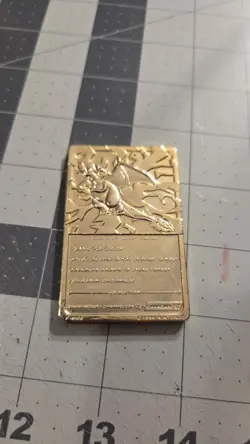 Pokemon Charizard 1999 24k Gold Plated Card Nintendo - Image 2