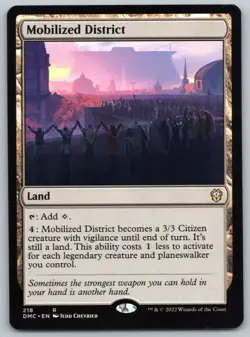 Mobilized District - Commander: Dominaria United - MTG - Near Mint - Image 1