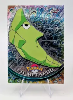 2000 Topps Chrome Pokemon: Metapod #11 - NM - Image 1