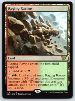 Raging Ravine - Commander: Kamigawa: Neon Dynasty - MTG - Near Mint - Image 1
