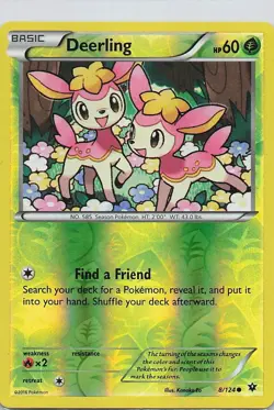 Deerling 8/124 Common Fates Collide Pokemon Reverse Holo - Image 1