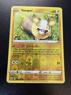 Yamper - 052/163 - Battle Styles - Pokemon TCG - Reverse Holo - NM - Image 1