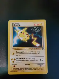 Pokemon TCG Pikachu Wizards Black Star Promos 4 Regular Promo - Image 1