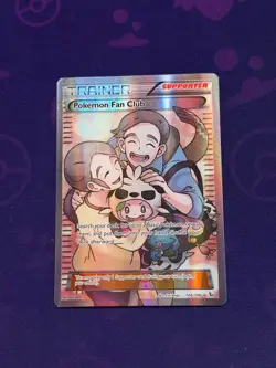 Pokemon Fan Club (106 Full Art) 106/106 Flashfire Holo - Image 1