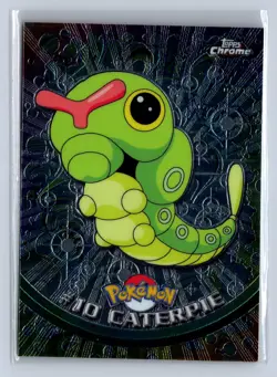2000 Topps Chrome Pokemon Caterpie #10 - Image 1