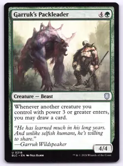 Garruk's Packleader - Commander: Bloomburrow - MTG - Near Mint - Image 1