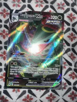 2023 Pokemon Crown Zenith Rayquaza VMax 102/159 - Image 1