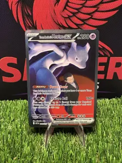 Pokemon Team Rockets Mewtwo EX 281/217 Special Illustrator Rare Ascended Heroes - Image 1