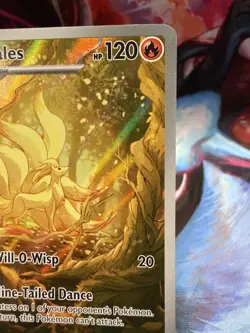 Pokemon TCG Obsidian Flames Ninetales 199/197 Illustration Rare NM - Image 2