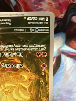 Pokemon TCG Obsidian Flames Ninetales 199/197 Illustration Rare NM - Image 4