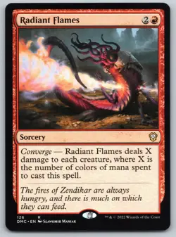 Radiant Flames - Commander: Dominaria United - MTG - Near Mint - Image 1