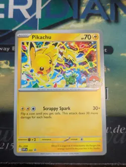 Pokemon Pikachu 225 SV Promo World Championships 2023 Regular 70HP - Image 1