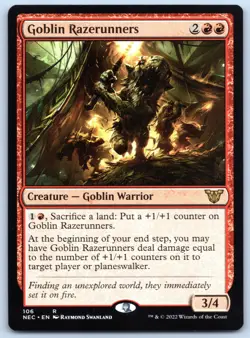 Goblin Razerunners - Commander: Kamigawa: Neon Dynasty - MTG - Near Mint - Image 1