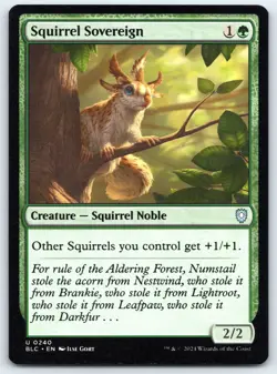 Squirrel Sovereign - Commander: Bloomburrow - MTG - Near Mint - Image 1