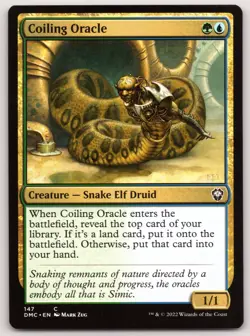 Coiling Oracle - Commander: Dominaria United - MTG - Near Mint - Image 1