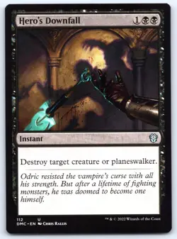 Hero's Downfall - Commander: Dominaria United - MTG - Near Mint - Image 1