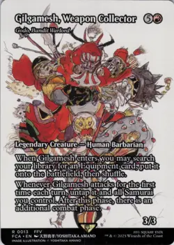 Gilgamesh, Weapon Collector Showcase - Final Fantasy: Through the Ages - (13) NM - Image 1