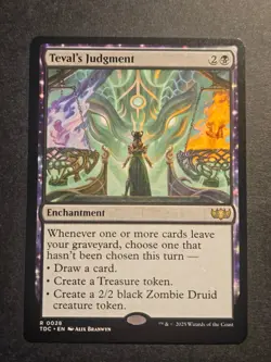 Teval's Judgment R Commander: Tarkir: Dragonstorm 0028 NM - Image 1