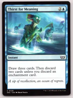 Thirst for Meaning - Commander: Duskmourn: House of Horror - MTG - Near Mint - Image 1