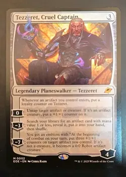 Tezzeret, Cruel Captain Edge of Eternities MTG Regular Near Mint - Image 1