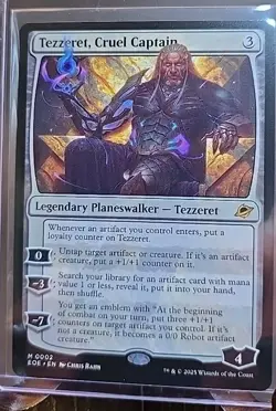 Tezzeret, Cruel Captain Edge of Eternities MTG Regular Near Mint - Image 3