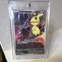 Pokemon Team Rocket's Mimikyu Full Art Holo 60 HP Basic Psychic ASC 2024 238/217 - Image 2