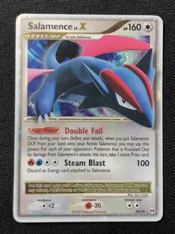 Pokemon 2009 Salamence LV. X Level-Up Holo Card 98/99 Rare MP - Image 1