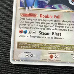 Pokemon 2009 Salamence LV. X Level-Up Holo Card 98/99 Rare MP - Image 5