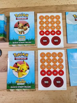 Pokemon Let's Play Pikachu & Eevee! Theme Decks - Pokemon - Complete 2 Decks - Image 2