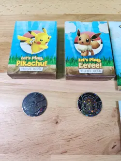 Pokemon Let's Play Pikachu & Eevee! Theme Decks - Pokemon - Complete 2 Decks - Image 4