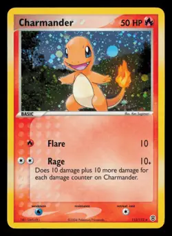 Charmander 113/112 Holo Secret Rare FireRed & LeafGreen Pokemon NM/Mint - Image 1