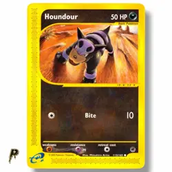 Houndour 113/165 - 2002 Expedition e-Reader Uncommon Arita Art Pokemon Card VLP - Image 1