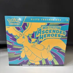 MEGA EVOLUTION ASCENDED HEROES ETB Elite Trainer Box New Sealed Pokemon (damage) - Image 1