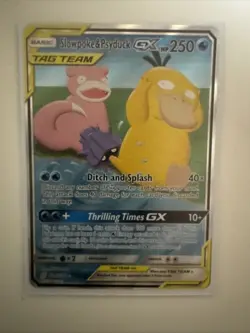 Pokemon TCG Slowpoke & Psyduck GX Tag Team Alt Art Unified Minds 218/236 NM/NM+ - Image 1