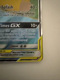 Pokemon TCG Slowpoke & Psyduck GX Tag Team Alt Art Unified Minds 218/236 NM/NM+ - Image 5