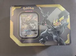 Pokemon Tag Team Tin Pikachu & Zekrom GX Factory Sealed Pokemon Tin - Sealed - Image 1
