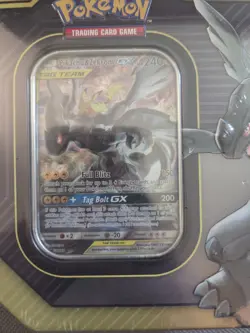 Pokemon Tag Team Tin Pikachu & Zekrom GX Factory Sealed Pokemon Tin - Sealed - Image 2