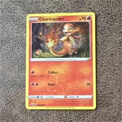 Pokemon Charmander SWSH092 Promo Sword & Shield 70 HP 30 Attack English - Image 1