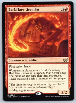 Barbflare Gremlin - Commander: Duskmourn: House of Horror - MTG - Near Mint - Image 1