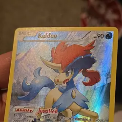 Keldeo - XY118 Full Art Pokemon TCG Black Star XY Promo Holo MP - Image 3