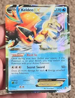 Keldeo EX 45/113 Legendary Treasures Pokemon TCG 2013 LP - Image 1