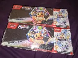 LOT OF 2 Pokemon TCG Prismatic Evolutions Sam's Club BUNDLE - 20 PACKS TOTAL - Image 1