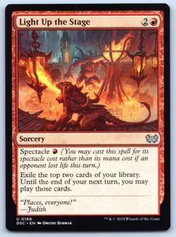 Light Up the Stage - Commander: Duskmourn: House of Horror - MTG - Near Mint - Image 1