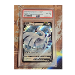 Pokemon TCG 2023 Lugia V SWSH: Sword & Shield Promo Holo #SWSH301 PSA 8 English - Image 1