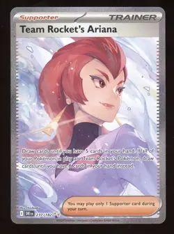 2025 Pokemon S&V Destined Rivals Team Rocket's Ariana Secret Rare #237/182 - Image 1