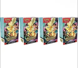 4 x POKEMON CENTER Mega Evolution-Ascended Heroes Booster Bundle 6Packs Each ✅ - Image 1