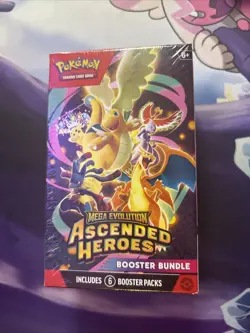 Pokemon TCG Mega Evolution—Ascended Heroes Booster Bundle 6 Packs English - Image 1
