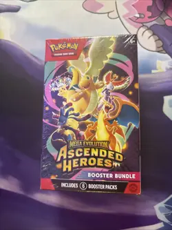 Pokemon TCG Mega Evolution—Ascended Heroes Booster Bundle 6 Packs English - Image 2