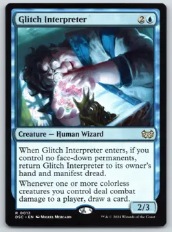 Glitch Interpreter - Commander: Duskmourn: House of Horror - MTG - Near Mint - Image 1